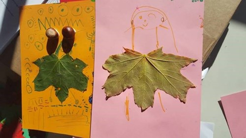 Efterårstema i institutionen Storken